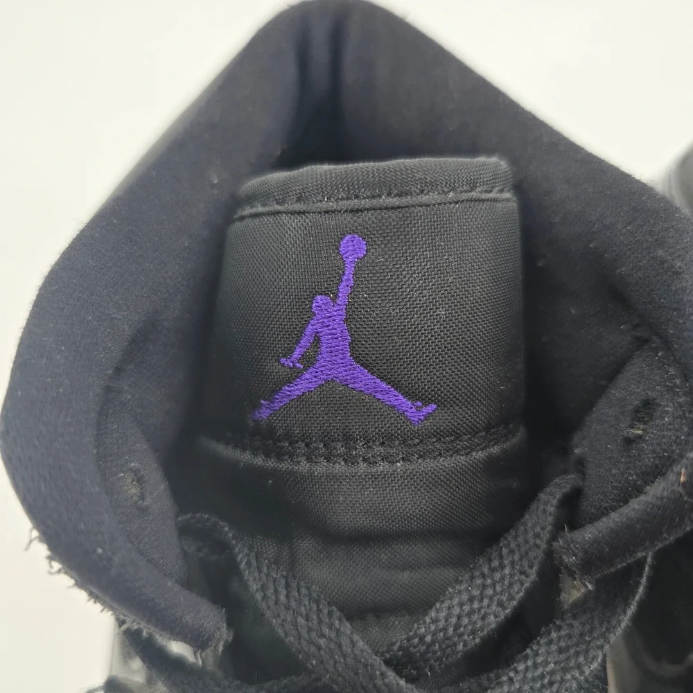 Jordan Air Jordan 1 Mid Mens 12 Sneakers Black Dark Concord White DV1308-004